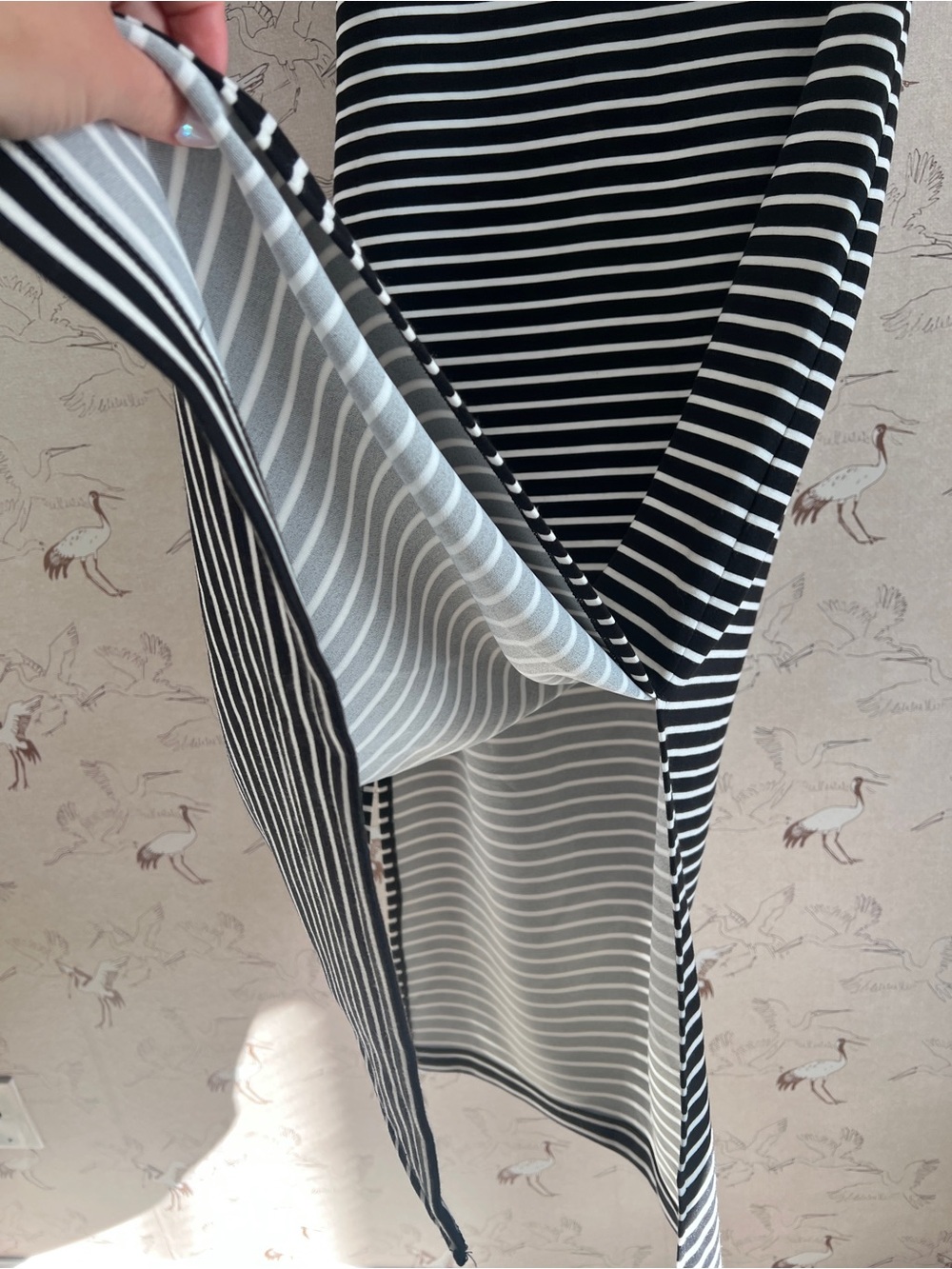 SPANX air essentials striped waist tie midi dress - Picture 7 of 7